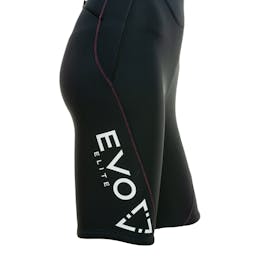 EVO Elite Blaze 3mm Shorty Wetsuit (Women's) Leg Detail Thumbnail}