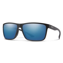 Smith Riptide Chromapop Sunglasses - Matte Black/Chromapop Polarized Blue Glass Lenses Thumbnail}