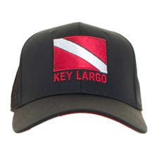 Key Largo Dive Flag Fitted Hat