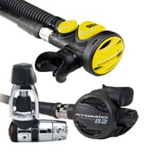 Atomic B2 Scuba Regulator and FREE SS1 Integrated Octo/Inflator Bundle