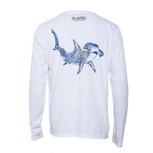 MANG Hammerhead Shark Long Sleeve Performance Shirt (Men's)