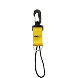 Split Ring Connector with Swivel Clip - Yellow Thumbnail}