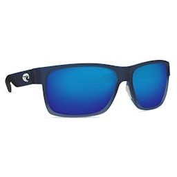 Costa Half Moon Polarized Sunglasses - Bahama Blue Fade Frame/Blue Mirror Lenses Thumbnail}