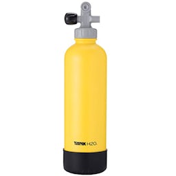 TankH2O Scuba Tank Stainless Steel Insulated Water Bottle - Yellow Thumbnail}