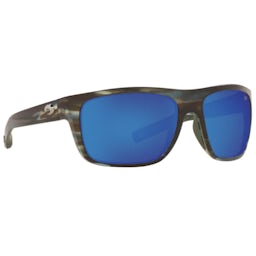 Costa Broadbill Polarized Sunglasses - Matte Reef Frame/Blue Mirror Lenses Thumbnail}