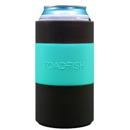 Toadfish Non-Tipping Can Cooler Back Side - Teal Thumbnail}