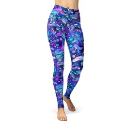 Spacefish Army Leggings - Cosmic Whale - Font View Thumbnail}