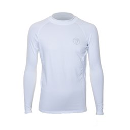 EVO Fuse Long Sleeve Rashguard (Men's) - White Thumbnail}