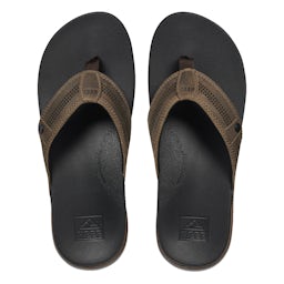 Reef Cushion Lux Sandals (Men's) Pair - Tan/Black Thumbnail}