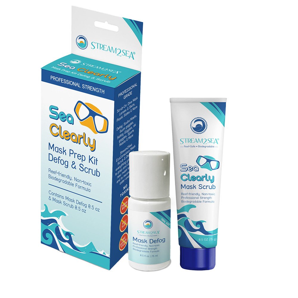 Stream2Sea Sea Clearly Mask Prep Kit Defog & Scrub