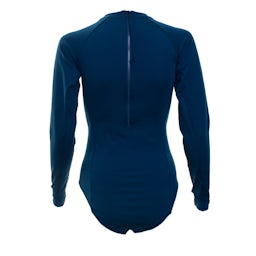 EVO Brooke Long Sleeve Rashguard (Women’s) - Blue - Back Thumbnail}