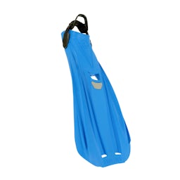 Aqualung Storm Max Open Heel Dive Fins - Blue/White Front View Thumbnail}