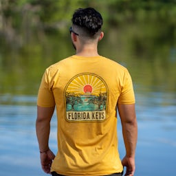 Exit H2O Modern Problems Florida Keys Short Sleeve T-Shirt - Lifestyle - Back Thumbnail}