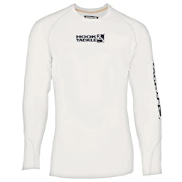Hook & Tackle Hooked Long Sleeve Performance Shirt - White - Front Thumbnail}