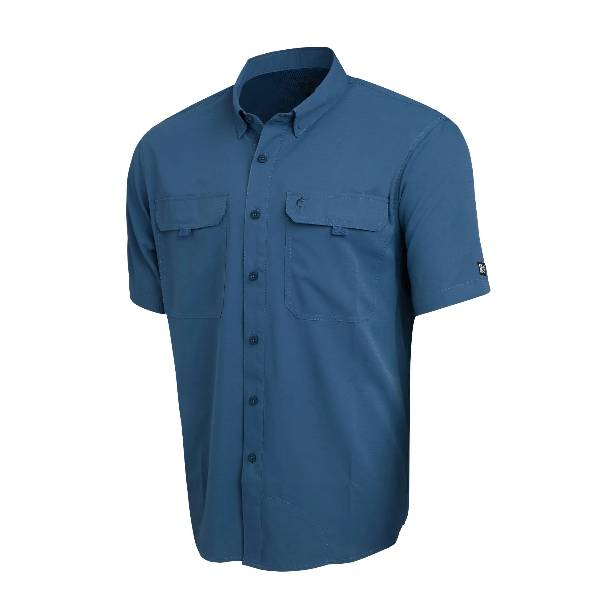 Pelagic Keys Short Sleeve Button Down Performance Shirt (Men’s)