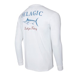 Pelagic Aquatek Marlin Made Performance Shirt (Men's) - Back Thumbnail}