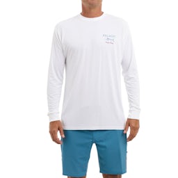 Pelagic Aquatek Marlin Made Performance Shirt (Men's) - Front on Model Thumbnail}