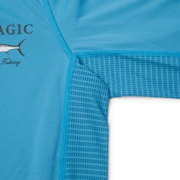 Pelagic Vaportek Marlin Made Hooded Performance Shirt (Kid’s)- Vents Thumbnail}