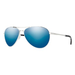 Silver Frames with Blue Mirror Lens Thumbnail}