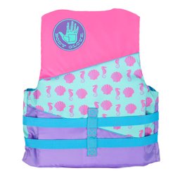 Body Glove Nylon Life Jacket (Youth) - Purple - Back Thumbnail}