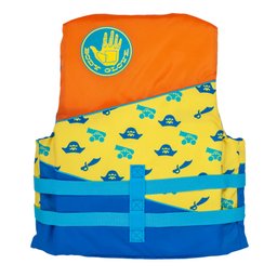 Body Glove Nylon Life Jacket (Youth) Orange - Back Thumbnail}