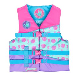 Body Glove Nylon Life Jacket (Youth) - Purple - Front Thumbnail}