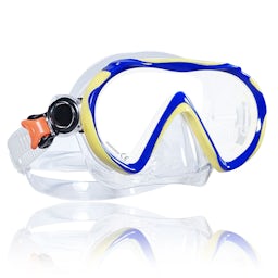 Tilos Jovie Scuba Mask, Single Lens (Kid's) - Blue / Yellow Thumbnail}