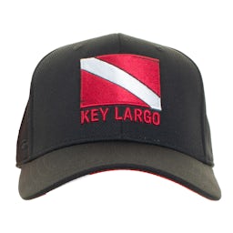 Divers Direct Key Largo Dive Flag Hat Thumbnail}