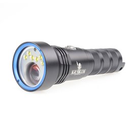 Kraken NR-LEP01 Dive Light - Side View Thumbnail}