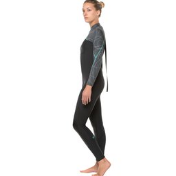 BARE Elate 3/2 mm Wetsuit (Women’s) Side - Gray Thumbnail}