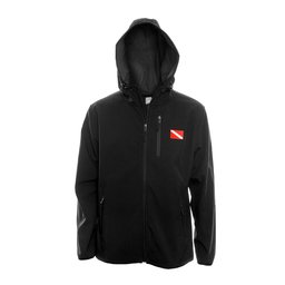 Dive Flag Hooded Jacket Hood Up Thumbnail}