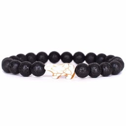 Fahlo The Venture Bracelet - Polar Bear - Lava Stone Thumbnail}