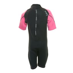 EVO Kid's Shorty Wetsuit Back - Pink Thumbnail}