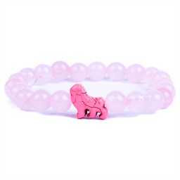 Fahlo The Excursion Bracelet - Lion - Kenya Orchid Pink Thumbnail}