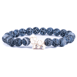 Fahlo The Excursion Bracelet - Lion - River Blue Thumbnail}