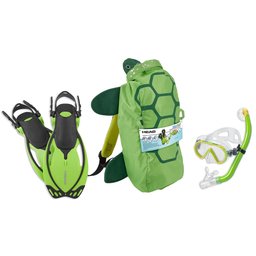 HEAD Sea Pals Jr Dry Snorkel Set - Turtle Thumbnail}