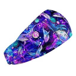 Spacefish Army Headband - Cosmic Whale Thumbnail}