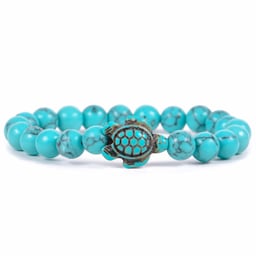 Fahlo The Journey Bracelet - Sea Turtle - Crystal Blue Thumbnail}