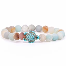 Fahlo The Journey Bracelet - Sea Turtle - Sky Stone Thumbnail}