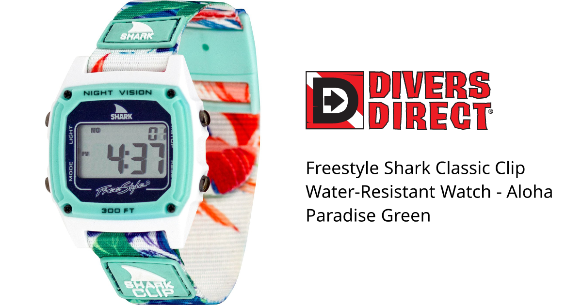 Freestyle Shark Classic Clip Water Resistant Watch Aloha Paradise Green