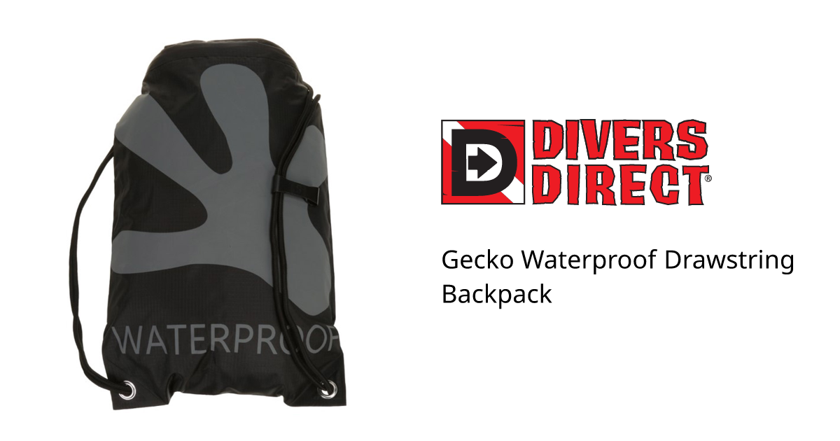 Gecko waterproof drawstring bag best sale