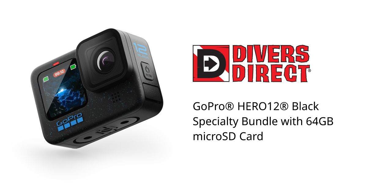 GoPro® HERO12® Black Specialty Bundle with 64GB microSD Card